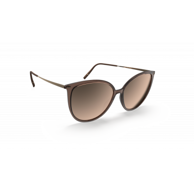 Silhouette Sun Lite Collection 3195 Unisexbrille in Karamell
