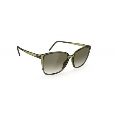 Silhouette Element Collection 3196 Unisexbrille in Oliv