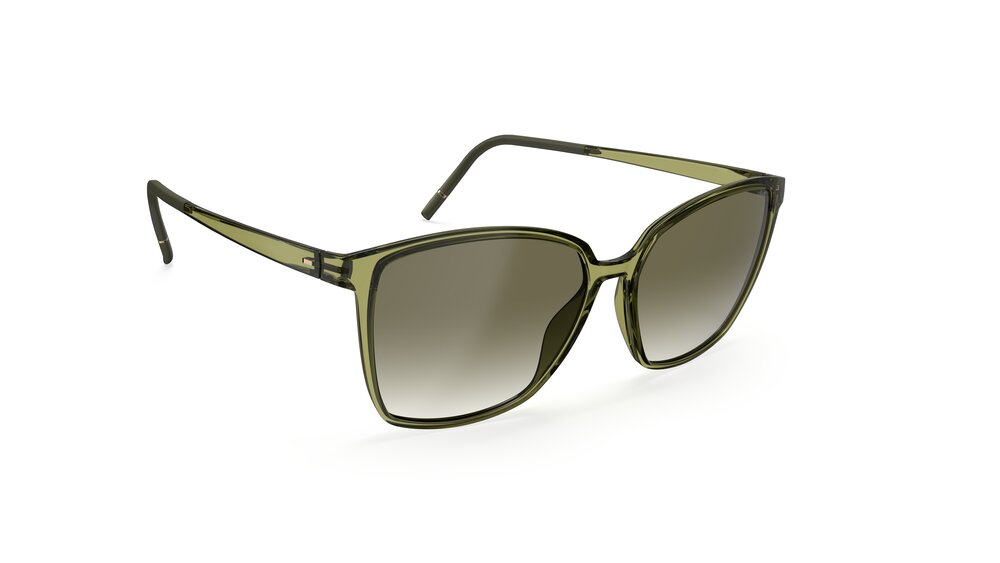 Silhouette Element Collection 3196-5530 Olive Green Gradient 55-14 Silhouette Element Collection 3196 Unisexbrille in Oliv