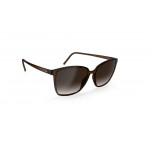 Silhouette Element Collection 3196 Unisexbrille in Dunkelbraun