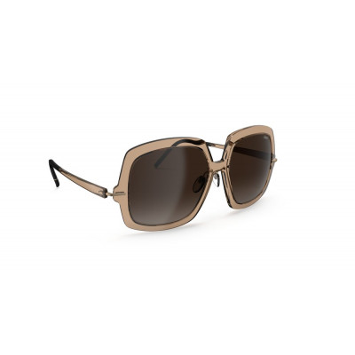 Silhouette Infinity Collection 3197 Unisexbrille in Dunkelbraun