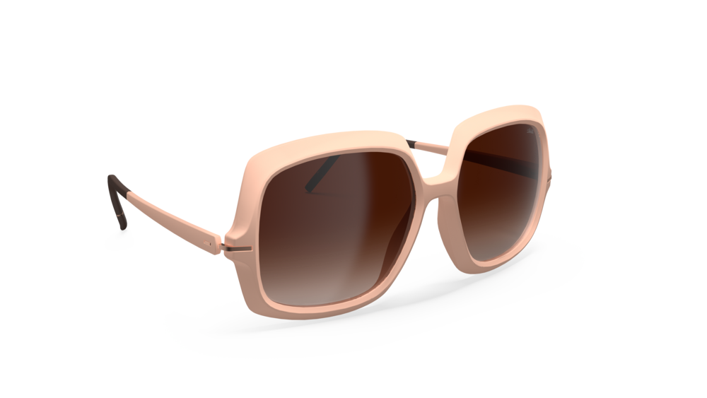 Silhouette Iconic Shades 3199-3530 SLM red brown gradient 56-15 Silhouette Iconic Shades 3199 Unisexbrille in Rot
