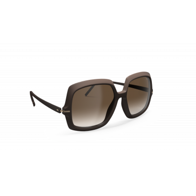 Silhouette Iconic Shades 3199 Unisexbrille in Dunkelbraun