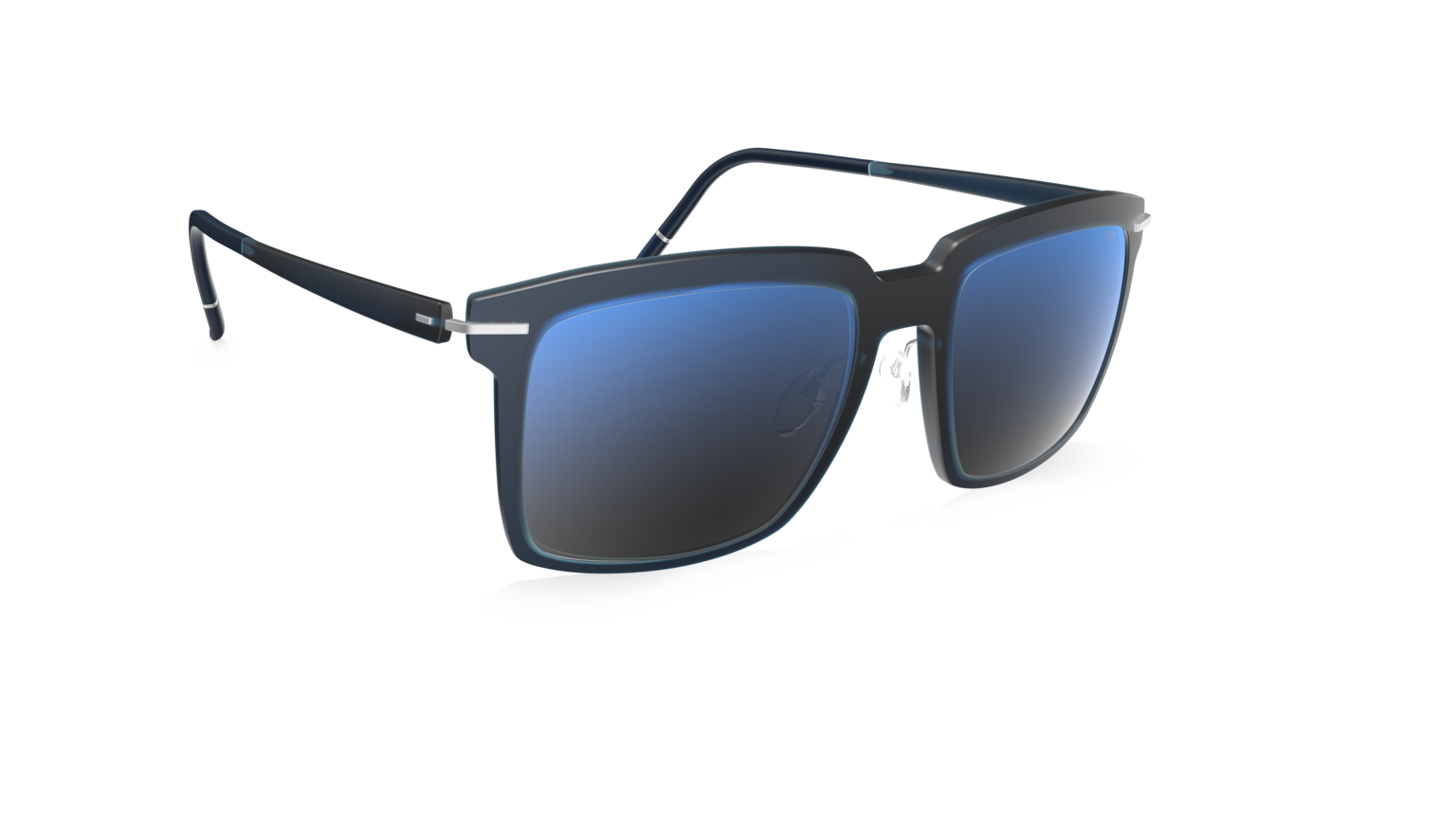 Silhouette Infinity Collection 4082-4510 SLM Blue Mirror Gradient 55-19 Silhouette Infinity Collection 4082 Herrenbrille in Blau