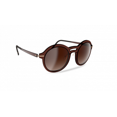 Silhouette Infinity Collection 4084 Unisexbrille in Rot