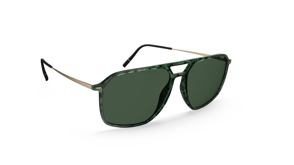 Silhouette Sun Lite Collection 4085-5530 SLM Green 58-16 Silhouette Sun Lite Collection 4085 Unisexbrille in Grün