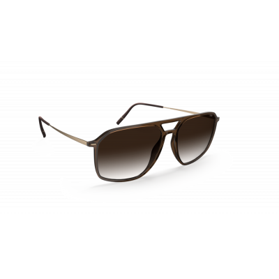 Silhouette Sun Lite Collection 4085 Unisexbrille in Braun
