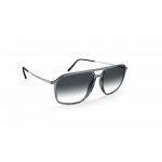 Silhouette Sun Lite Collection 4085 Unisexbrille in Silbergrau