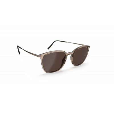 Silhouette Sun Lite Collection 4086 Unisexbrille in Braun