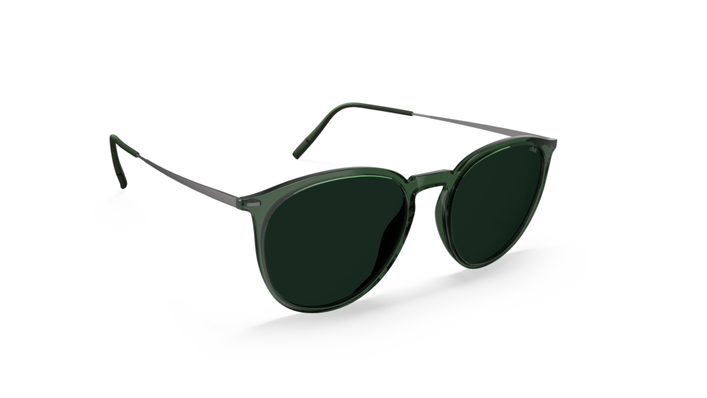 Silhouette Sun Lite Collection 4087-5560 SLM Green 53-18 Silhouette Sun Lite Collection 4087 Unisexbrille in Grün