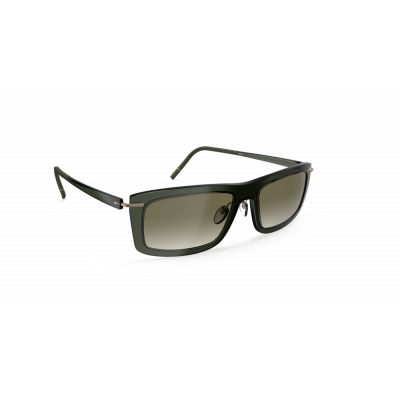 Silhouette Infinity Collection 4091 Unisexbrille in Oliv