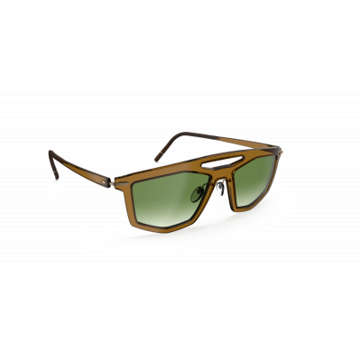 Silhouette Infinity Collection 4092 Unisexbrille in Grün
