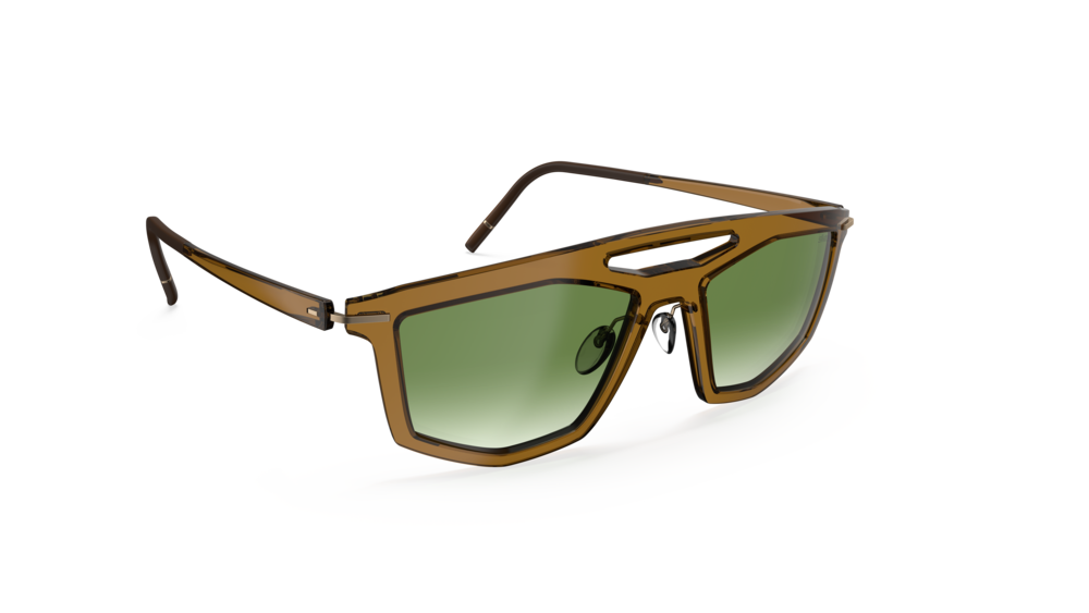 Silhouette Infinity Collection 4092-6230 SLM Green Gradient 55-17 Silhouette Infinity Collection 4092 Unisexbrille in Grün