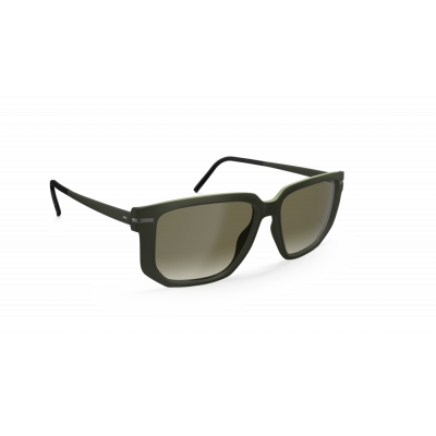 Silhouette Iconic Shades 4093 Unisexbrille in Oliv