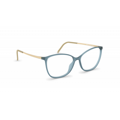 Neubau Eyewear Laura 0T095 Damenbrille in Teal Matte/gold