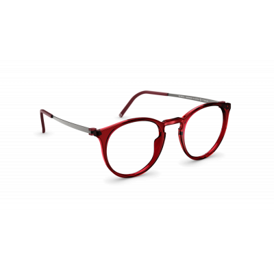Neubau Eyewear Josi 0T127 Unisexbrille in Dark Red/graphite