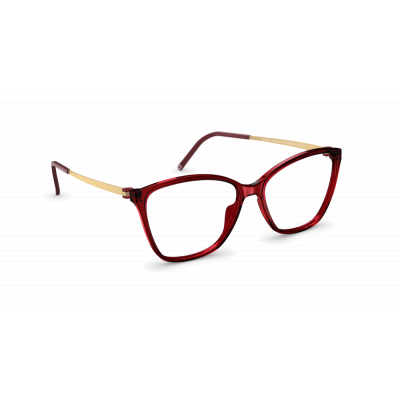 Neubau Eyewear Leni 0T128 Damenbrille in Dark Red/gold