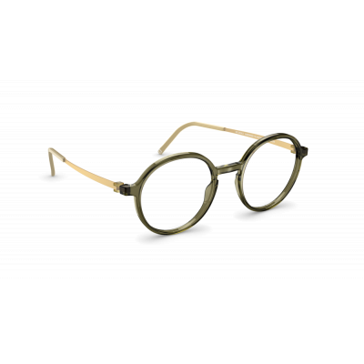 Neubau Eyewear Flo 0T129 Herrenbrille in Dark Green/gold