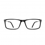 Herrenbrille Neubau Karl T133 in Schwarz, rechteckiges Design mit schlanken Rahmen, ideal für einen modernen Look.