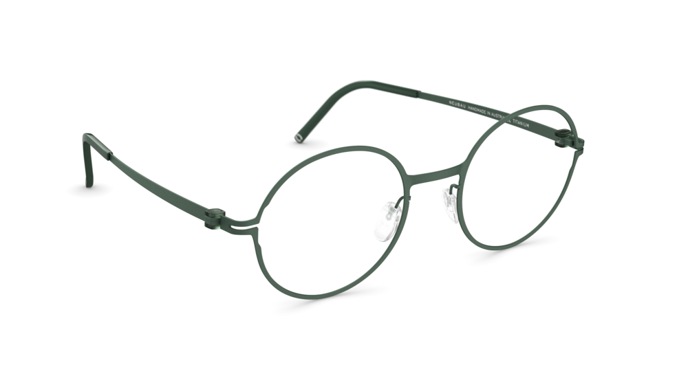 neubau eyewear Jona 0T136-5540 50-21 Neubau Eyewear Jona 0T136 Unisexbrille in Dark Green Matte