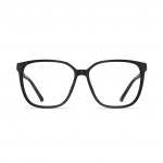 Damenbrille Neubau Judit T146 in Schwarz mit rechteckiger Form und schlankem Design, ideal für einen modernen Look.