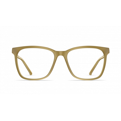 Unisexbrille Neubau Jonny T147 in modernem Design mit rechteckigem Rahmen in mattem Beige, ideal für jeden Stil.
