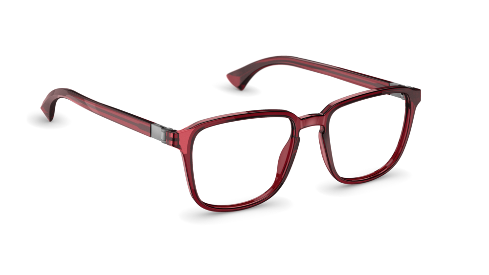 neubau eyewear Jamie 0T152-3060 53-17 Neubau Eyewear Jamie 0T152 Unisexbrille in Dark Red/graphite