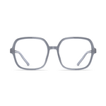 Damenbrille Neubau Sophie T161 in Grau mit rechteckigem, modernem Design und schlanken Bügeln, frontalansicht.