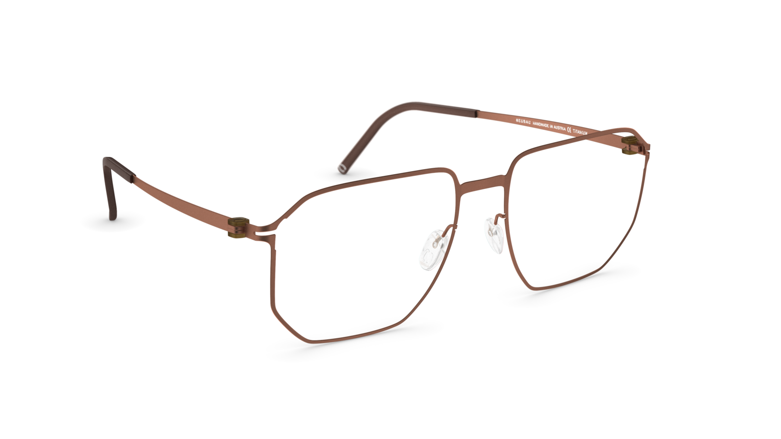 neubau eyewear Theo 0T164-6140 57-18 Neubau Eyewear Theo 0T164 Herrenbrille in Nutshell Matte