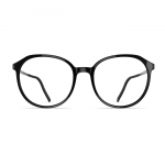 Damenbrille Neubau Liv T172 in Schwarz, runde Form, modernes Design mit dünnem Rahmen für einen klassischen Look.