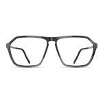 Herrenbrille Neubau Taylor T174 in Schwarz mit rechteckigem Rahmen, modernem Design und dünnen Bügeln.