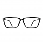 Damenbrille Neubau Loui T175 in rechteckigem Design mit schwarzem Rahmen, ideal für einen klassischen und stilvollen Look.