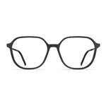 Damenbrille Neubau Anouk T177 in Schwarz, mit runden Gläsern und dezentem Rahmen im modernen Design, frontal abgebildet.