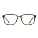 Unisexbrille Neubau Bob II T193 in rechteckigem Design mit olivgrünem Rahmen, ideal für stilvollen und modernen Look.