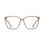 Damenbrille Neubau Judit II T194 in Beige, modernes eckiges Design, leichte Kunststofffassung.