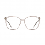 Damenbrille Neubau Judit II T194 mit transparentem, rechteckigem Gestell und zeitlosem Design aus nachhaltigen Materialien.
