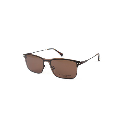 Charles Stone Unisex-Brille NY 30039 C2 in Braun