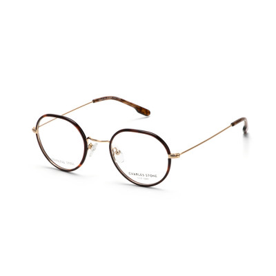 Charles Stone Unisex-Brille NY 30077 C1 in Schwarz