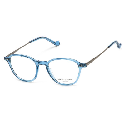 Charles Stone Unisex-Brille NY 30086 C3 in Blau