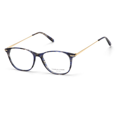 Charles Stone Unisex-Brille NY 30092 C2 in Blau