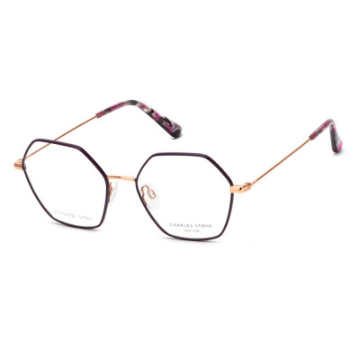 Charles Stone Unisex-Brille NY 30099 C3 in Lila