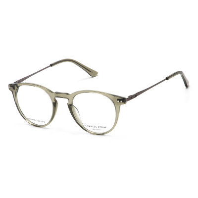 Charles Stone Unisex-Brille NY 30115 C1 in Grün