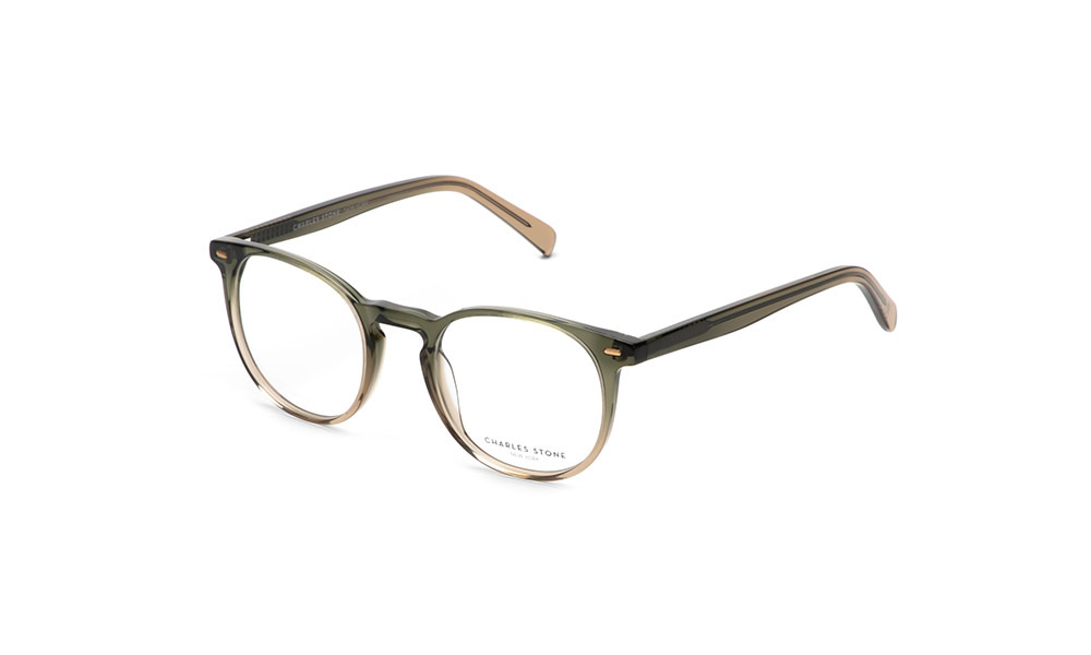 NY 30128 C1 49-21 Charles Stone Unisex-Brille NY 30128 C1 in Grün