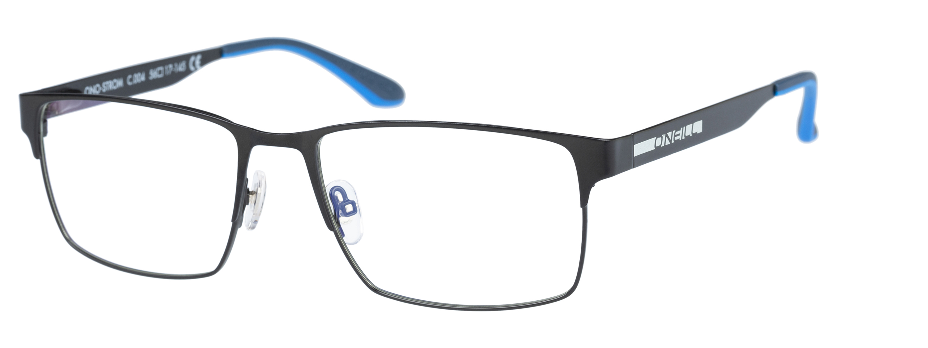 O'NEILL O'NEILL 962059-10 56-17 O'NEILL 962059 modische Herren Vollrandbrille mit Metallrahmen