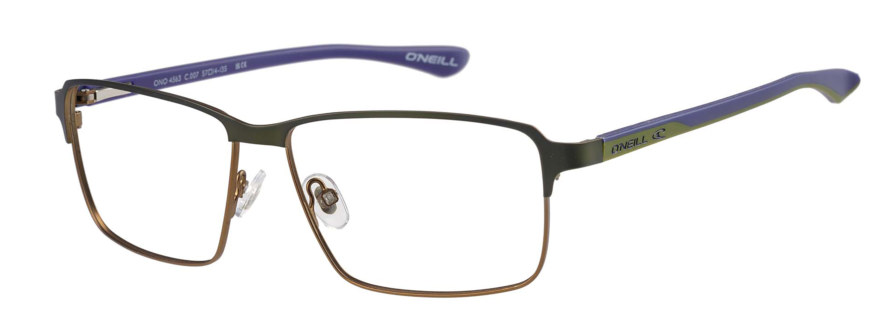 O'NEILL O'NEILL 962069-40 57-14 O'NEILL 962069 maskuline Metall Vollrand Brille Herren modisch robust bequem