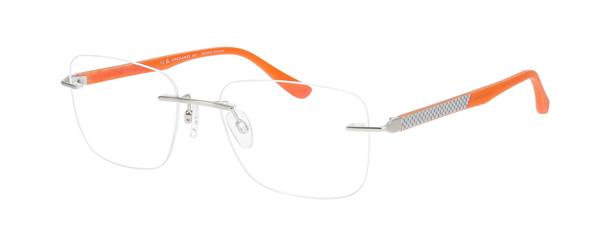Jaguar 33655-1000 55-18 Jaguar 33655 Brillenfassung Farbe Silber