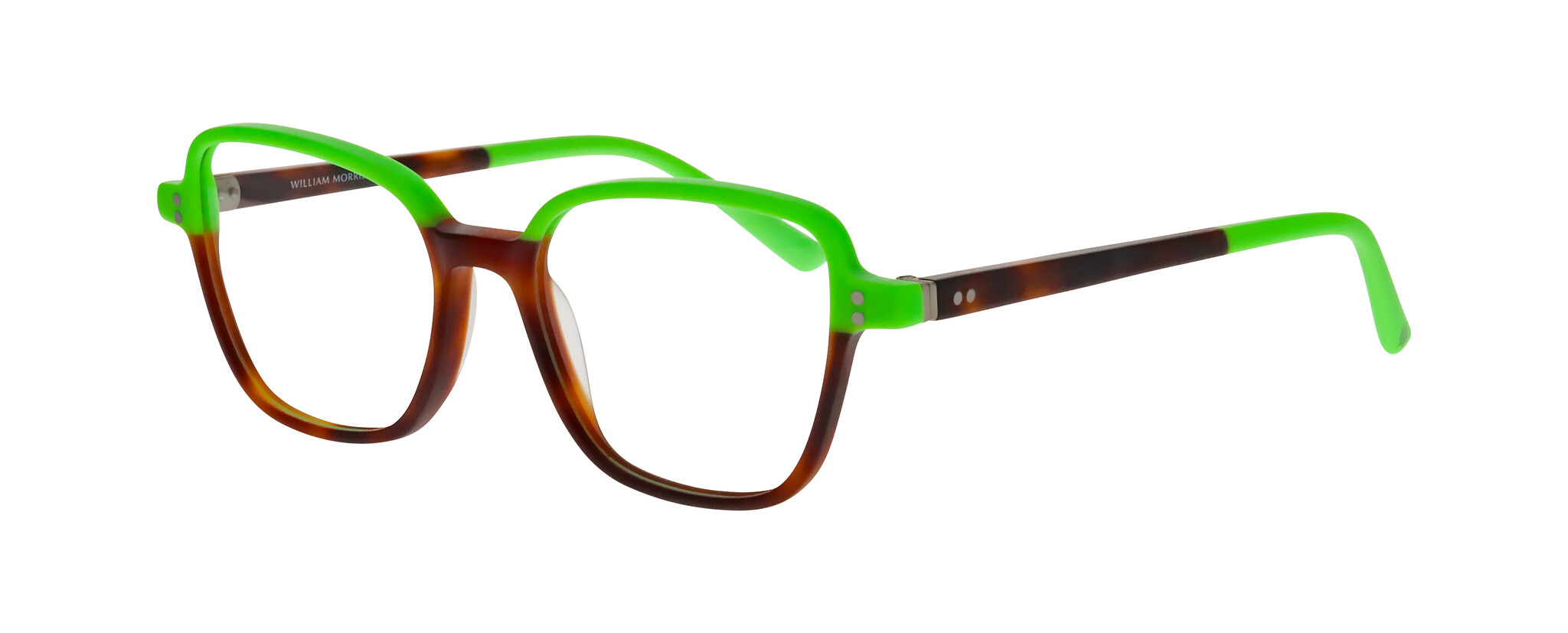 William Morris 50217-C1 48-17 William Morris 50217-C1 – eckige Vollrandbrille für Damen aus Acetat in Grün