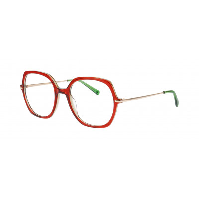 William Morris 50334-5025 – ovale Vollrandbrille für Damen aus Edelstahl