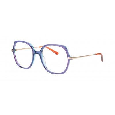 William Morris 50334-9025 – ovale Vollrandbrille für Damen aus Edelstahl