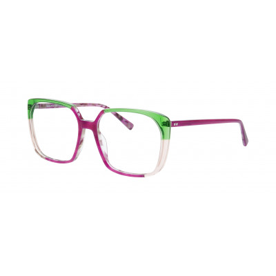 William Morris 50335-3522 – eckige Vollrandbrille für Damen aus Acetat in Violett